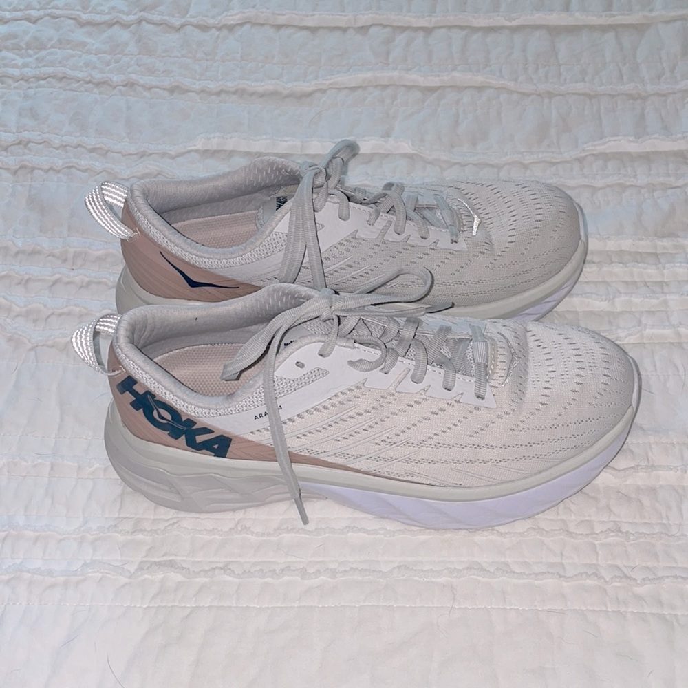 Hoka One One Arahi 4 Sz 8 Nimbus Cloud Lunar Rock